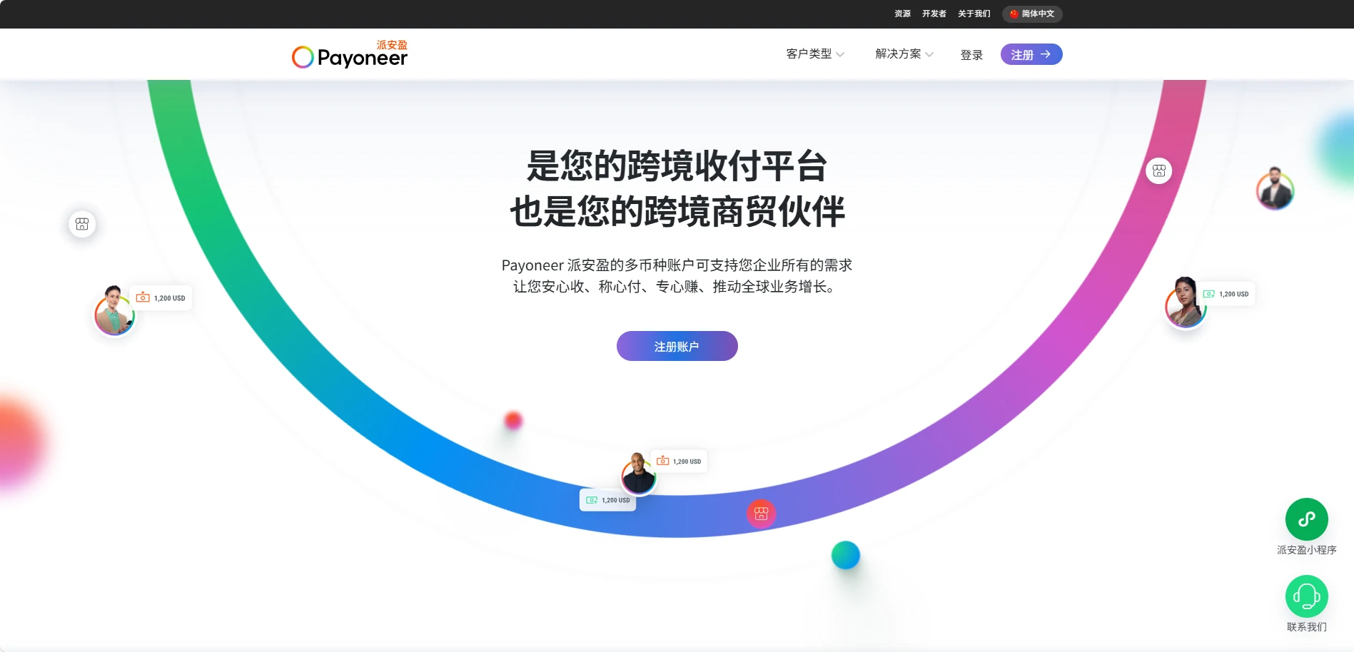 Payoneer派安盈-全球跨境支付平台