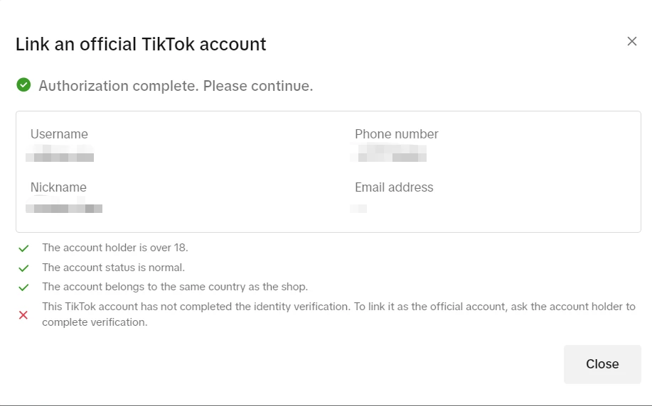 TikTok账号绑定店铺和账号主页装修