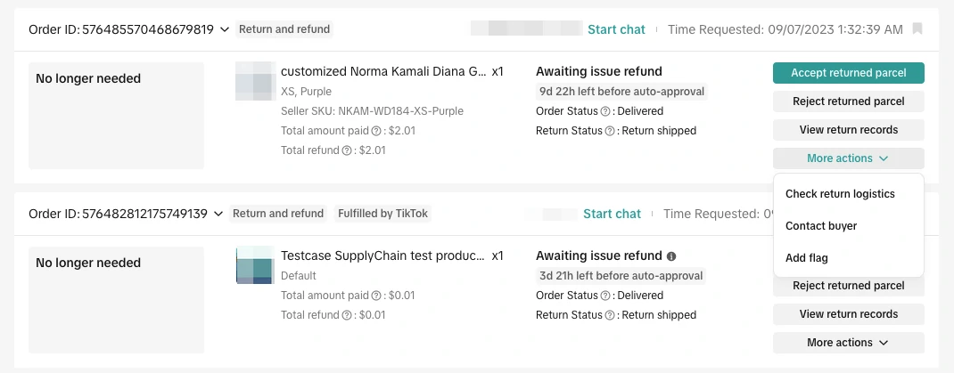 卖家如何管理退货/退款