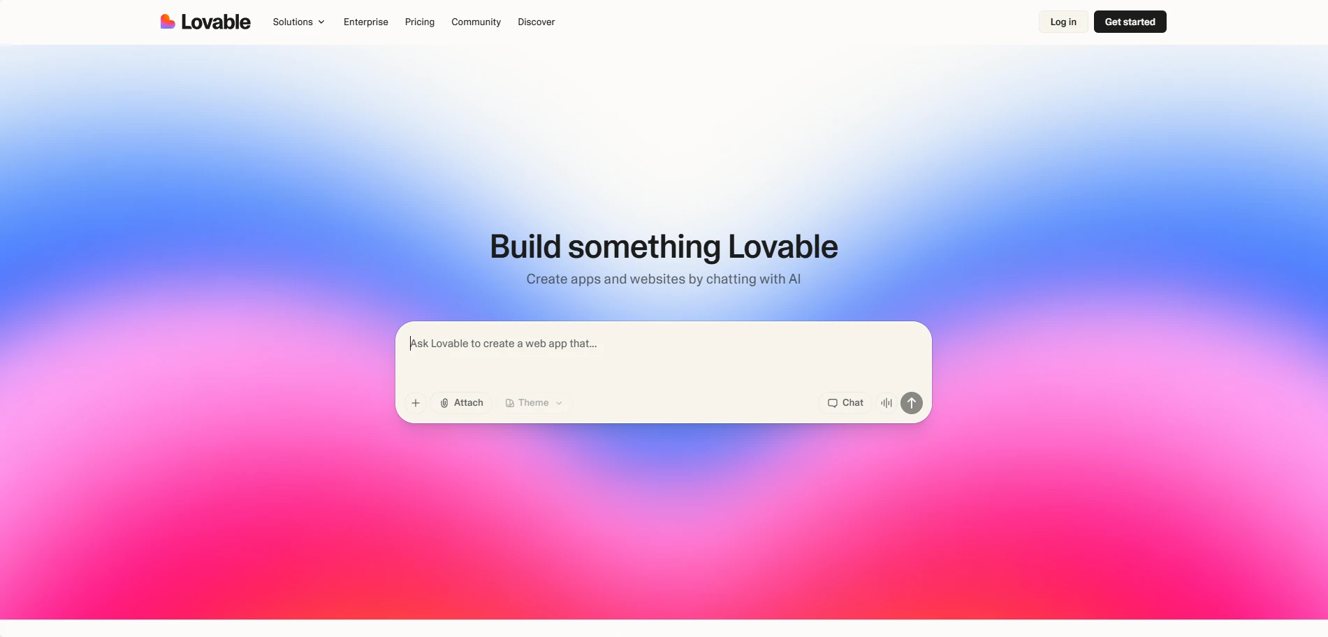Lovable – AI Web 应用生成平台