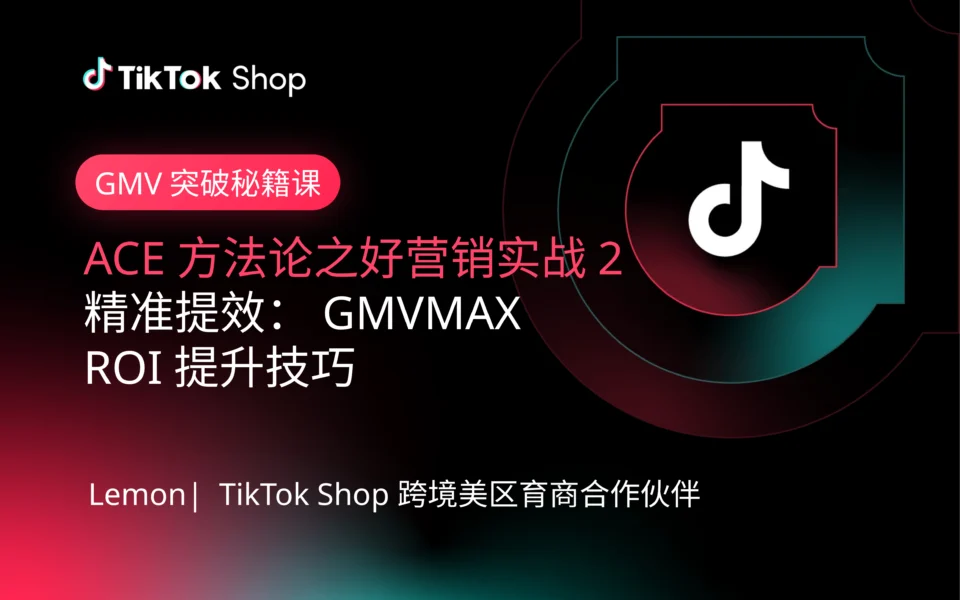 好营销实战2:GMVMAXROI提升技巧
