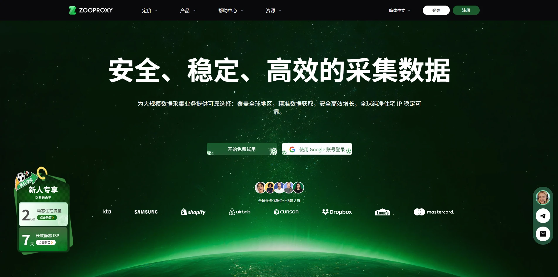 ZooProxy全球IP代理