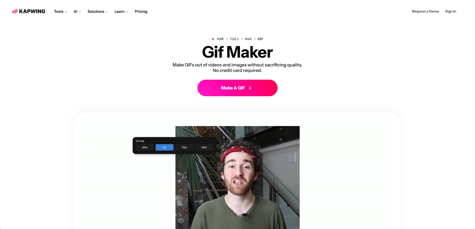Kapwing在线GIF制作工具